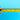 Close-up of a hand holding a yellow tape measure. It extends horizontally across a solid blue background.
