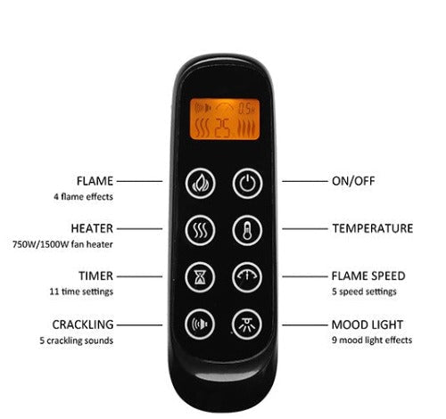 Masterflame Remote Remote Control - LegendFlame EF262B-265B